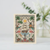 アルバ島旅行 ポストカード (スタンド正面)