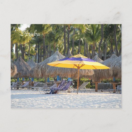 アルバ島, ビーチ, 写真撮影, ポストカード (正面)