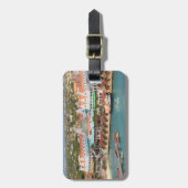 アルバ島、マリーナ、スーツケースタグ ラゲッジタグ (正面縦)