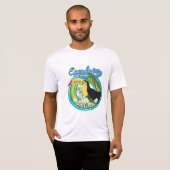 アルバ旅行ロゴを探索 Tシャツ (正面フル)