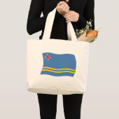 アルバ旗トートバッグ ラージトートバッグ (正面(商品))
