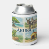 アルバ水彩画マルチビュー 缶クーラー (缶正面)