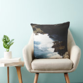 アルバ海が岩に衝突 クッション (椅子)