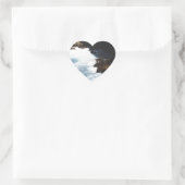 アルバ海が岩に衝突 ハートシール (バッグ)