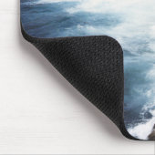 アルバ海が岩に衝突 マウスパッド (コーナー)