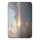 アルバ海に浮かぶカリブの夕日 バスマット (正面縦)