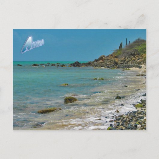 アルバ海岸線はがき ポストカード (正面)
