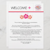 アルバ結婚の歓迎の手紙 (正面/裏面)