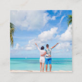 アルバ結婚パスポートQR エンクロージャーカード (裏面)