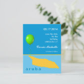 アルバ誕生日セーブ・ザ・デート案内 招待状 (スタンド正面)