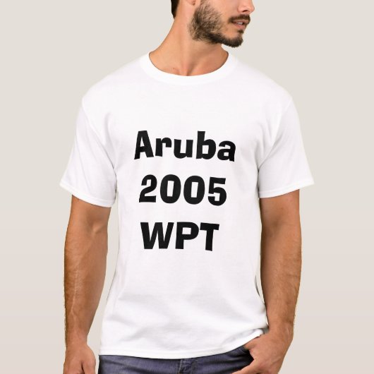 アルバ2005年のwpt tシャツ (正面)
