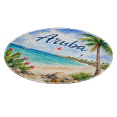 アルバ・オランダ領カリブ島の旅行記念品 カッティングボード (角)