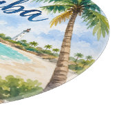 アルバ・オランダ領カリブ島の旅行記念品 カッティングボード (角)