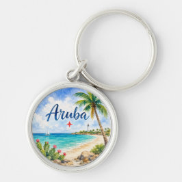 アルバ・オランダ領カリブ島の旅行記念品 キーホルダー