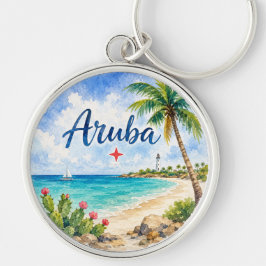 アルバ・オランダ領カリブ島の旅行記念品 キーホルダー