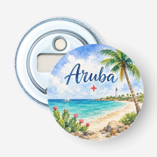 アルバ・オランダ領カリブ島の旅行記念品 栓抜き (正面)