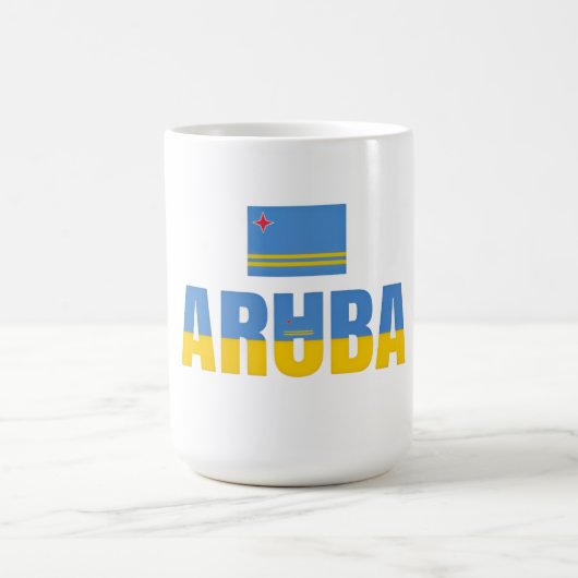 アルバ クリアバッグ | カリブ海 | スタジアム対応 コーヒーマグカップ (中央)