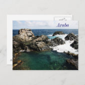 アルバ，ナチュラルプール ポストカード (正面/裏面)