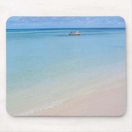 アルバ、ビーチ、海2 マウスパッド (正面)