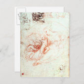 アルバ・マドンナ勉強、c.1508-09 ポストカード (正面/裏面)