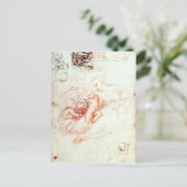 アルバ・マドンナ勉強、c.1508-09 ポストカード (スタンド正面)