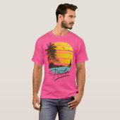 アルバ レトロ サマー トロピカル ビーチ Tシャツ (正面フル)