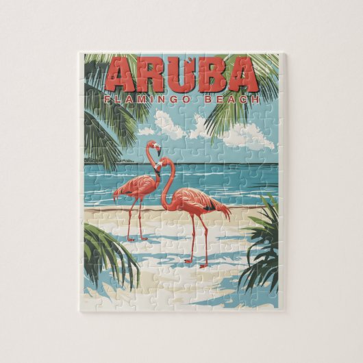 アルバ - 熱帯パラダイスの旅 ジグソーパズル (縦)