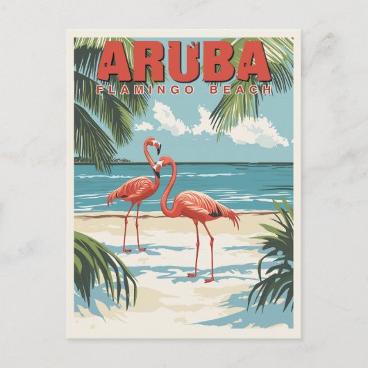 アルバ - 熱帯パラダイスの旅 ポストカード (正面)