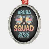 アルバ 2026 レトロ メタルオーナメント (左)