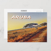 アルバ – Divi Divi Trees ポストカード (正面/裏面)