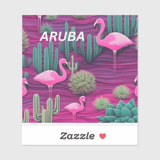 アルバABC諸島西インディバケーションカリブの シール (シート)