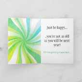 アルパおもしろいカラマ誕生日 カード (内部)