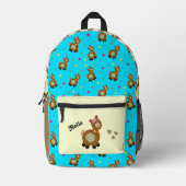 アルパおもしろいカ印刷バックパック プリントバックパック (正面)