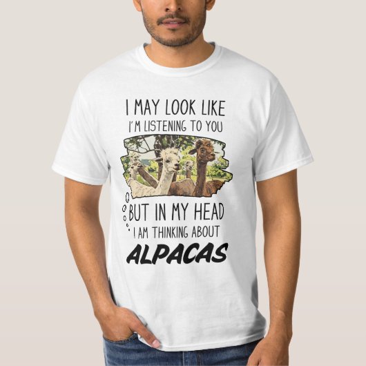 アルパおもしろいカ愛好家 Tシャツ (正面)