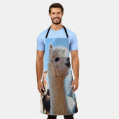 アルパおもしろいカ3 エプロン (着用した状態)