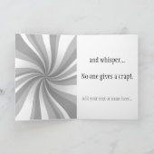 アルパおもしろいカ・ラマの写真にジョーク カード (内部)