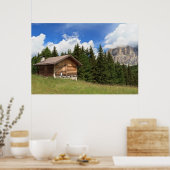 アルパインの牧草地の納屋 ポスター (キッチン)