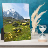 アルパインの花 – 美しい！ フォトプラーク (側面)