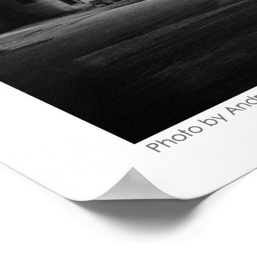 アルパインイン(b&w) ポスター (角)