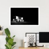 アルパインイン(b&w) ポスター (ホームオフィス)