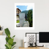 アルパインクラブの彫像 ポスター (ホームオフィス)