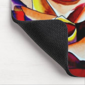 アルパインサンセットバラ花 マウスパッド (コーナー)