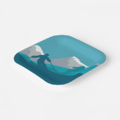 アルパインスキースキーパーティー ペーパープレート (傾斜あり)