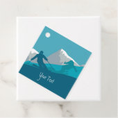 アルパインスキーパーソナライズされた フェイバータグ (インサイチュ)