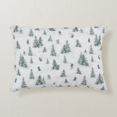 アルパインスキーヤーと隠されたイェティス – ダウンヒルスキー アクセントクッション (正面)