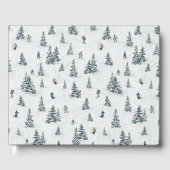 アルパインスキーヤーと隠されたイェティス – ダウンヒルスキー ゲストブック (正面)