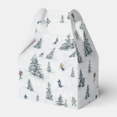 アルパインスキーヤーと隠されたイェティス – ダウンヒルスキー フェイバーボックス (裏面サイド)