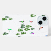アルパインスキーヤースキーの冬の木 Case-Mate iPhoneケース (裏面 (横))