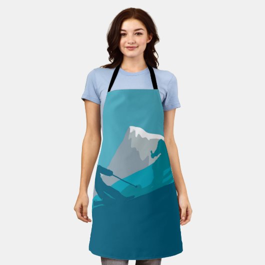 アルパインスキー エプロン (着用した状態)