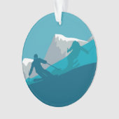 アルパインスキー オーナメント (正面)